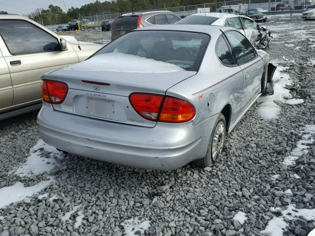 1G3NK12F92C234839 - 2002 OLDSMOBILE ALERO GX WHITE photo 4