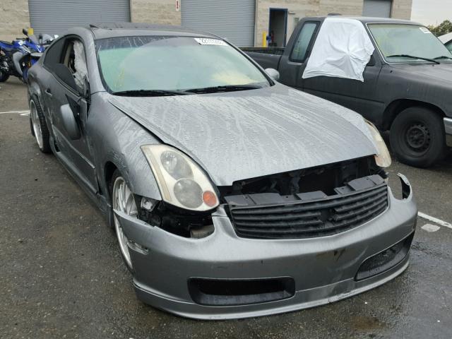 JNKCV54E74M803290 - 2004 INFINITI G35 GRAY photo 1