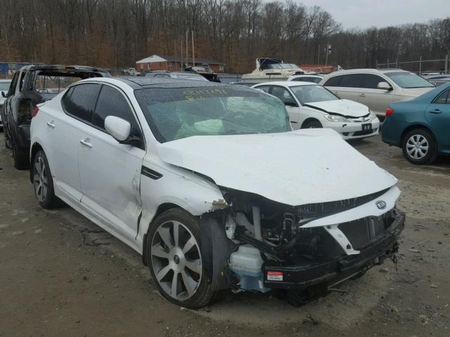 5XXGR4A6XCG021343 - 2012 KIA OPTIMA SX WHITE photo 1