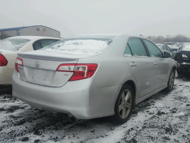 4T1BF1FK5EU326040 - 2014 TOYOTA CAMRY L SILVER photo 4