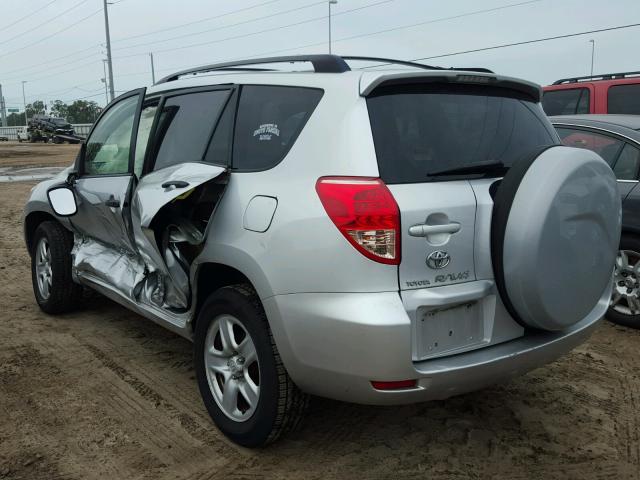 JTMZD33V586072261 - 2008 TOYOTA RAV4 SILVER photo 3