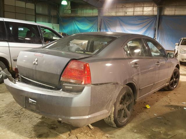 4A3AB36F14E133965 - 2004 MITSUBISHI GALANT ES GRAY photo 4