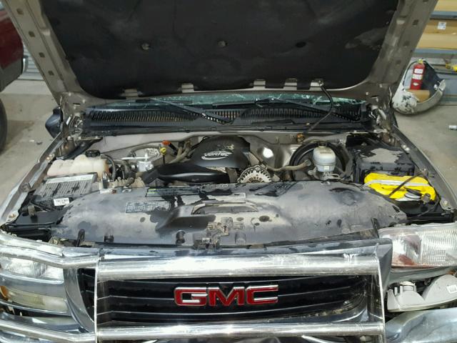 2GTEK19B951289434 - 2005 GMC NEW SIERRA GRAY photo 7