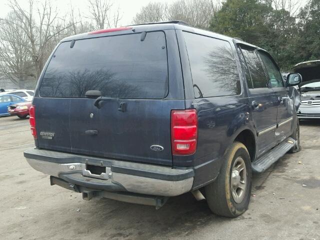 1FMPU18L7XLA90064 - 1999 FORD EXPEDITION BLUE photo 4