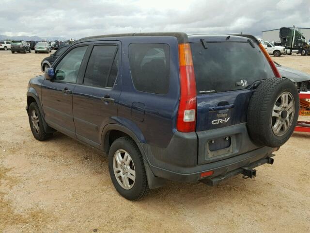 SHSRD78823U136840 - 2003 HONDA CR-V EX BLUE photo 3