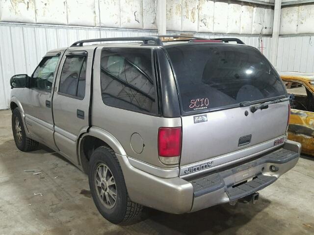 1GKDT13W7Y2203230 - 2000 GMC JIMMY / EN GRAY photo 3