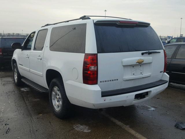 3GNFK16368G173516 - 2008 CHEVROLET SUBURBAN K WHITE photo 3