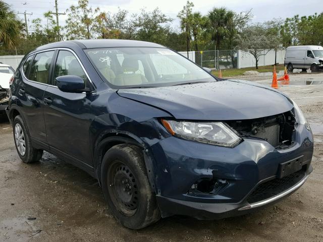 JN8AT2MT9GW018231 - 2016 NISSAN ROGUE S BLUE photo 1