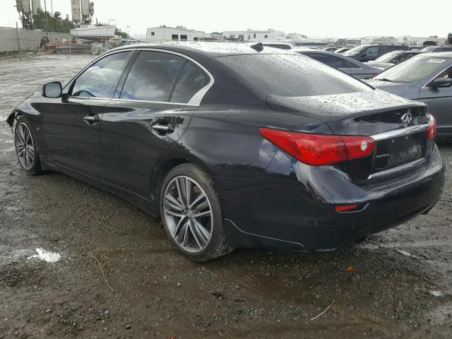 JN1BV7AP2FM348238 - 2015 INFINITI Q50 BASE Negro foto 3