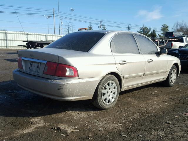 KNAGD126465454299 - 2006 KIA OPTIMA LX GOLD photo 4