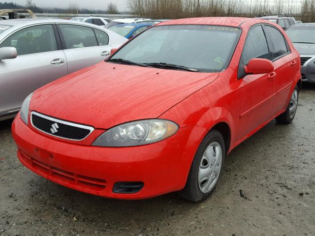 KL5JD66Z66K432645 - 2006 SUZUKI RENO RED photo 2