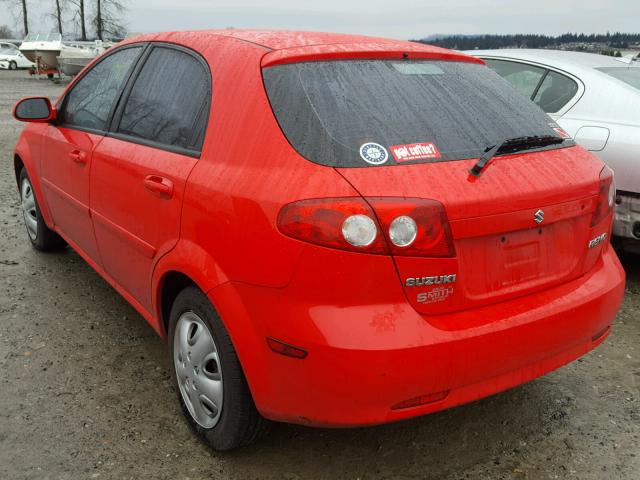 KL5JD66Z66K432645 - 2006 SUZUKI RENO RED photo 3