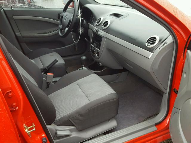 KL5JD66Z66K432645 - 2006 SUZUKI RENO RED photo 5