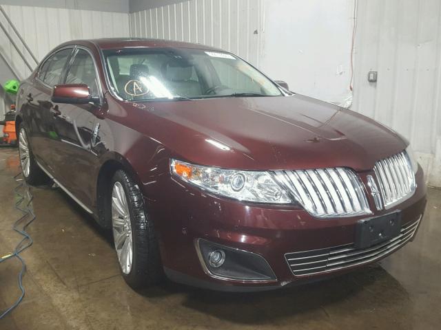 1LNHL9FT4AG604509 - 2010 LINCOLN MKS MAROON photo 1