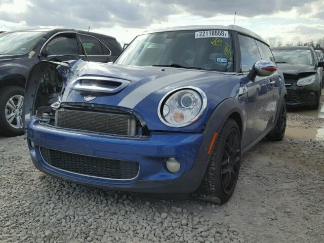 WMWMM33568TP70127 - 2008 MINI COOPER S C BLUE photo 2