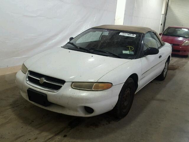 3C3EL45H2VT562404 - 1997 CHRYSLER SEBRING JX WHITE photo 2