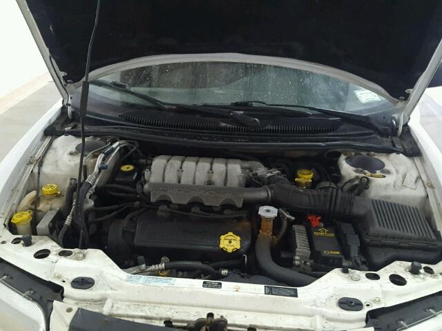 3C3EL45H2VT562404 - 1997 CHRYSLER SEBRING JX WHITE photo 7