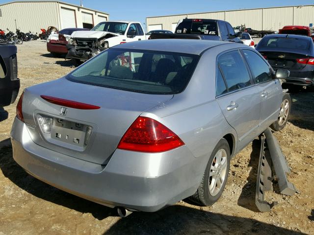 1HGCM56356A163604 - 2006 HONDA ACCORD SE SILVER photo 4