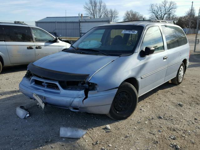 2FMDA5149WBA94587 - 1998 FORD WINDSTAR W BLUE photo 2