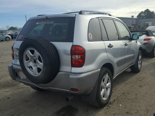 JTEGD20VX50090867 - 2005 TOYOTA RAV4 SILVER photo 4