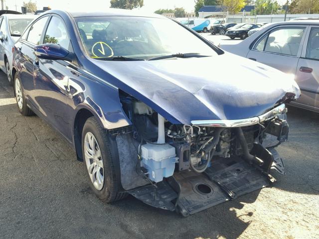 5NPEB4AC5CH366236 - 2012 HYUNDAI SONATA GLS BLUE photo 1