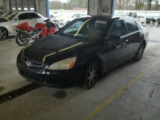 1HGCM66564A085595 - 2004 HONDA ACCORD EX BLACK photo 2