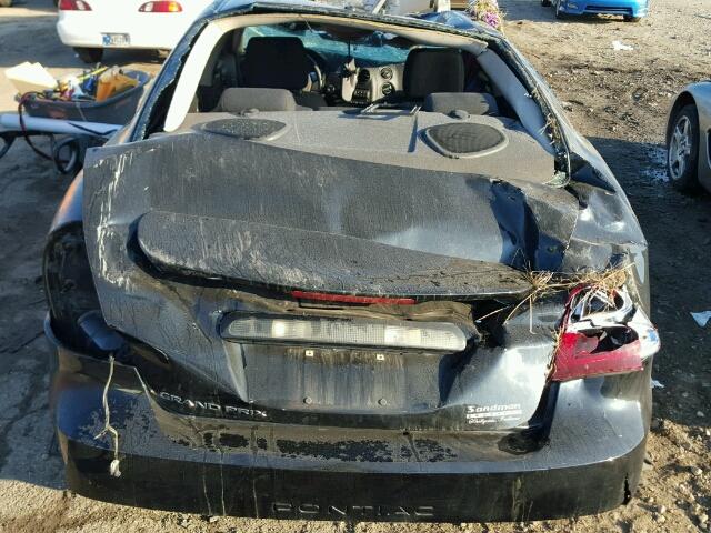 2G2WP552681112321 - 2008 PONTIAC GRAND PRIX BLACK photo 10