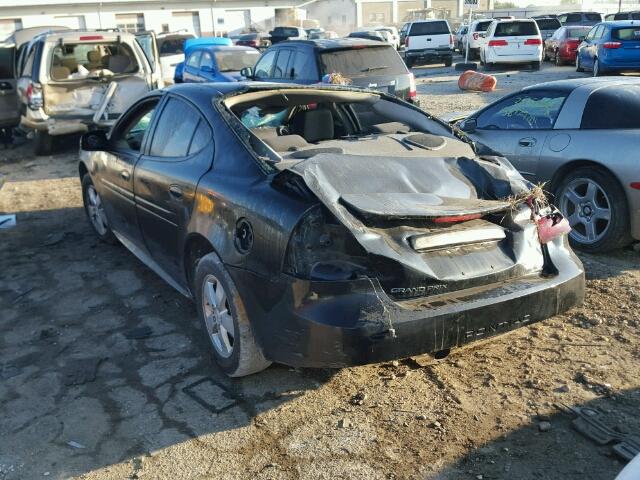 2G2WP552681112321 - 2008 PONTIAC GRAND PRIX BLACK photo 3