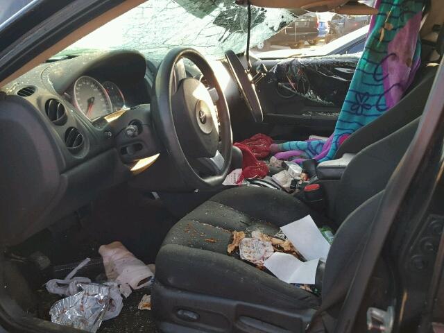 2G2WP552681112321 - 2008 PONTIAC GRAND PRIX BLACK photo 5