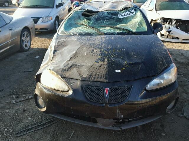 2G2WP552681112321 - 2008 PONTIAC GRAND PRIX BLACK photo 9