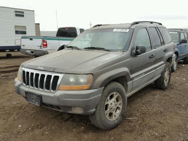 1J4GW58S7XC772787 - 1999 JEEP GRAND CHER GRAY photo 2