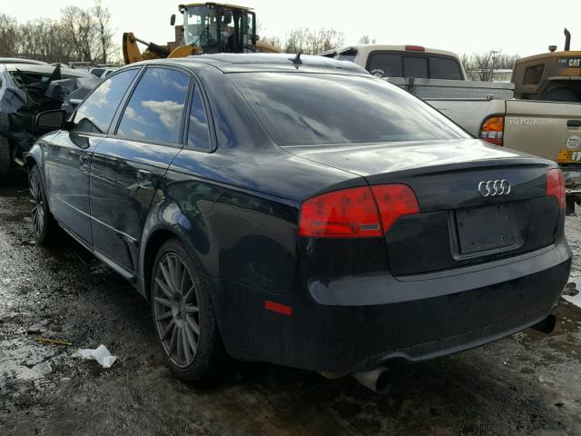 WAUEF78E17A032390 - 2007 AUDI A4 S-LINE BLACK photo 3