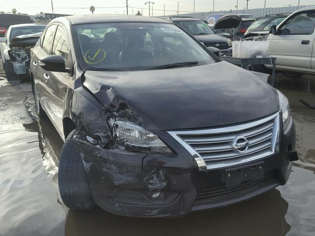 3N1AB7AP4FY288786 - 2015 NISSAN SENTRA S BLACK photo 1