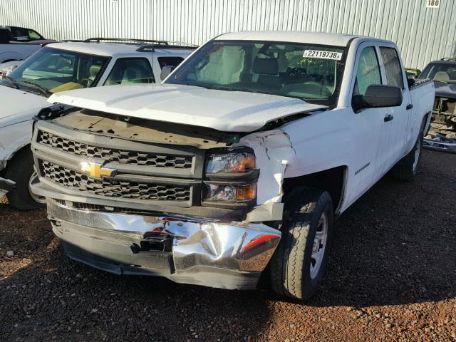 3GCUKPEC7EG158796 - 2014 CHEVROLET SILVERADO WHITE photo 2