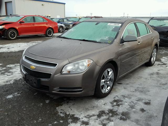 1G1ZC5E05AF295110 - 2010 CHEVROLET MALIBU 1LT BROWN photo 2