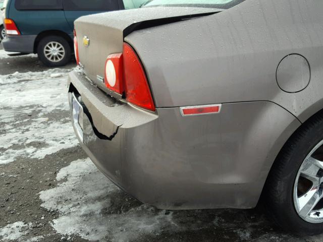 1G1ZC5E05AF295110 - 2010 CHEVROLET MALIBU 1LT 棕色 照片 9