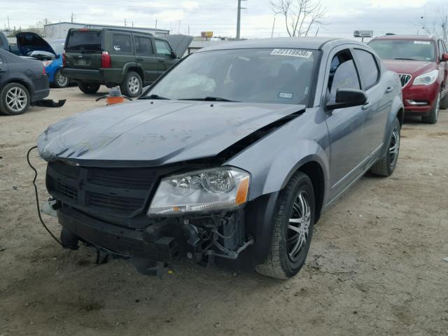 1B3LC46K18N576488 - 2008 DODGE AVENGER SE GRAY photo 2