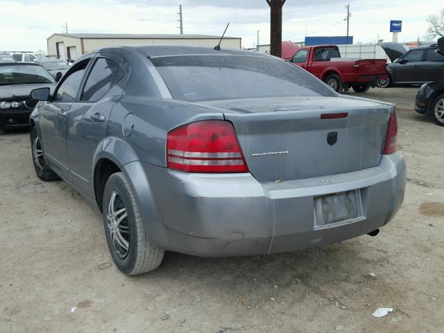 1B3LC46K18N576488 - 2008 DODGE AVENGER SE GRAY photo 3