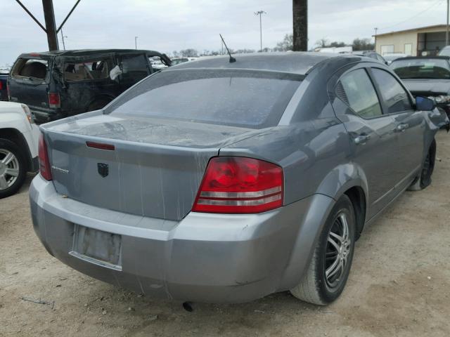 1B3LC46K18N576488 - 2008 DODGE AVENGER SE GRAY photo 4