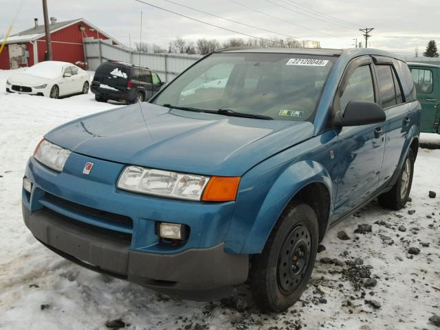 5GZCZ23D55S831078 - 2005 SATURN VUE BLUE photo 2