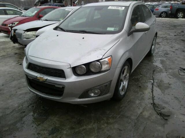 1G1JF5SG2D4111053 - 2013 CHEVROLET SONIC LTZ SILVER photo 2