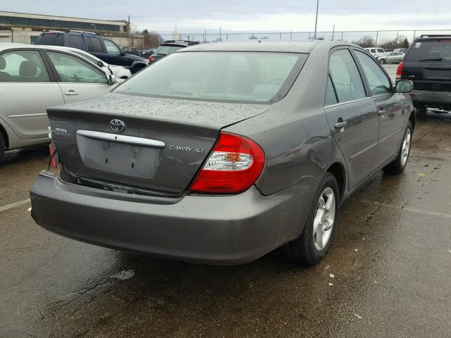 4T1BE32K64U921434 - 2004 TOYOTA CAMRY LE CHARCOAL photo 4