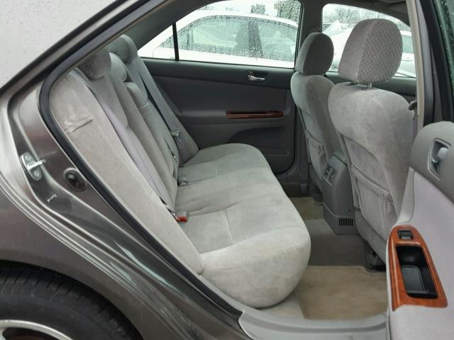 4T1BE32K64U921434 - 2004 TOYOTA CAMRY LE გრაფიტი ფოტო 6