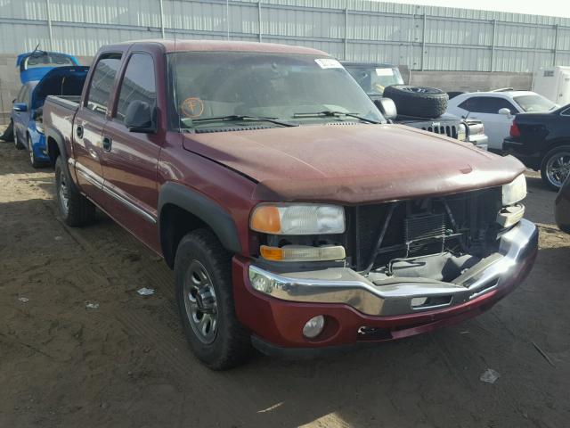 2GTEK13T161230316 - 2006 GMC NEW SIERRA MAROON photo 1