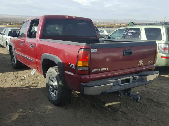 2GTEK13T161230316 - 2006 GMC NEW SIERRA MAROON photo 3