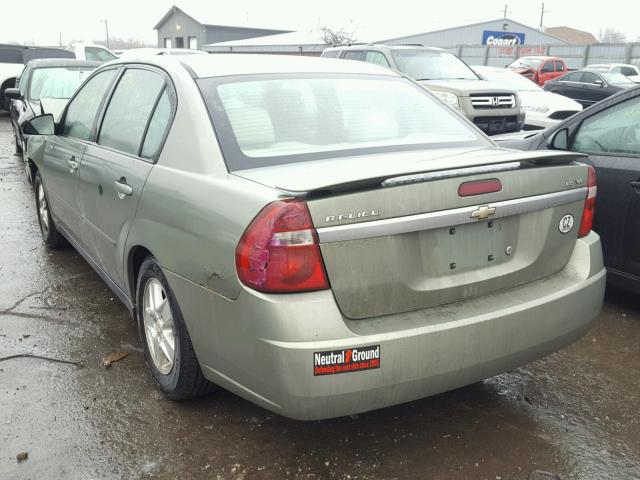 1G1ZT54825F206140 - 2005 CHEVROLET MALIBU LS GREEN photo 3