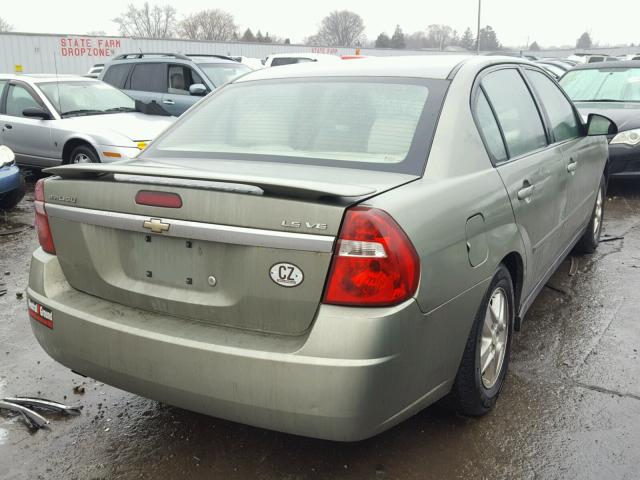 1G1ZT54825F206140 - 2005 CHEVROLET MALIBU LS GREEN photo 4