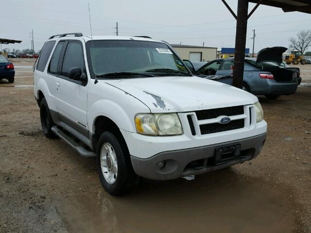 1FMYU60E02UB71165 - 2002 FORD EXPLORER S WHITE photo 1