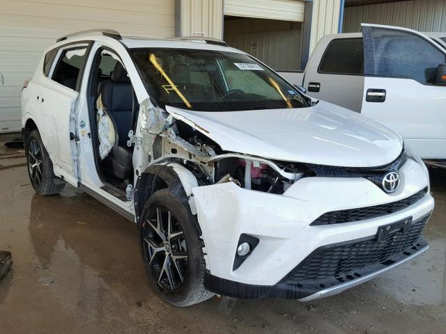 2T3NFREV8GW310660 - 2016 TOYOTA RAV4 SE WHITE photo 1