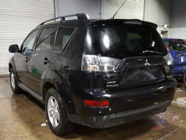 JA4LT21W99Z010323 - 2009 MITSUBISHI OUTLANDER BLACK photo 3